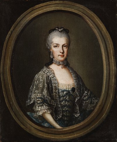 Porträt von Maria Christina, Herzogin von Teschen (1742-1798) von Unbekannt Unbekannt